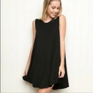 Brandy Melville Black Tank Top Swing Dress